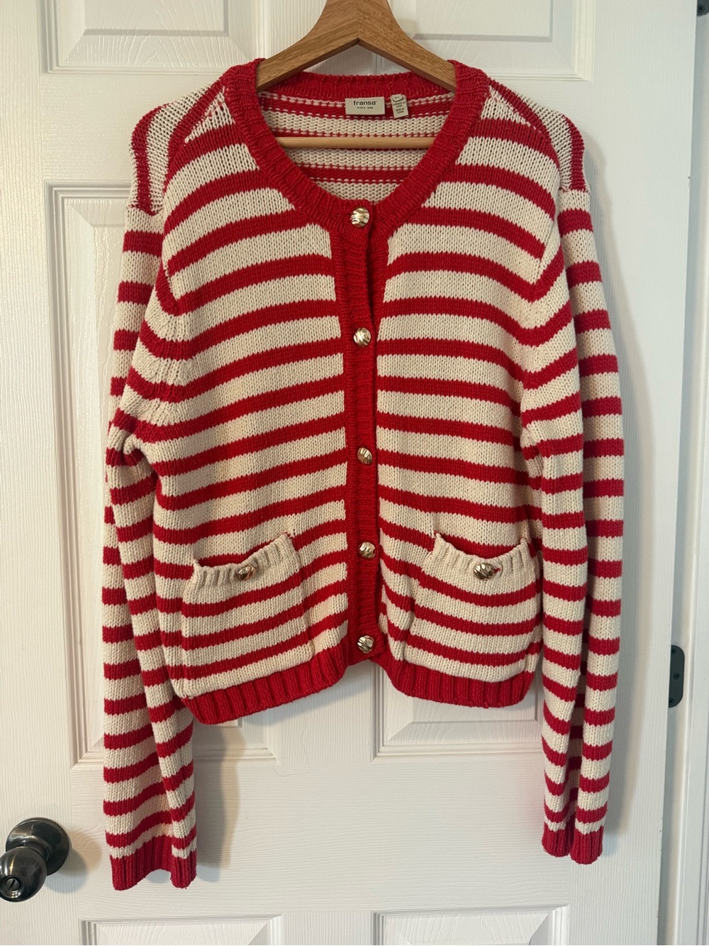 FRANSA BELINDA CARDIGAN SZ XL